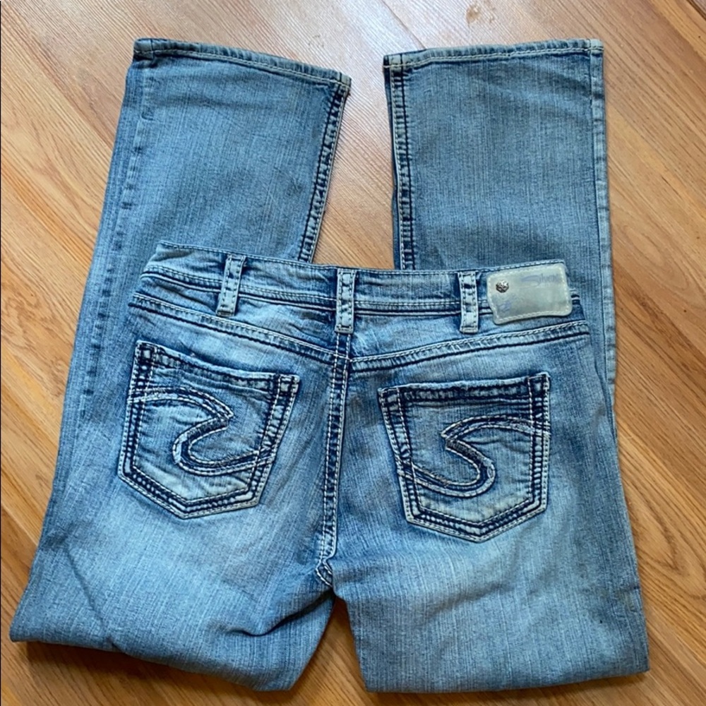 Silver Suki Jeans